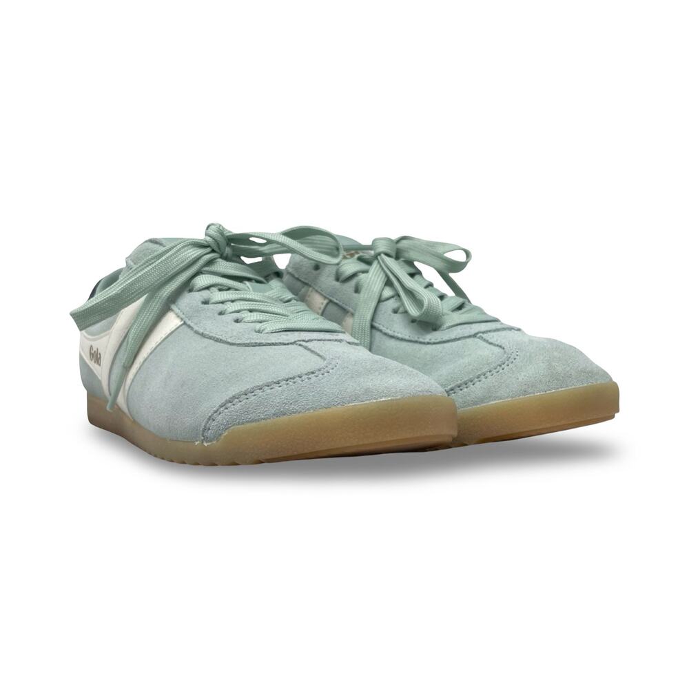 Gola Bullet Suede Sneakers – Women’s 9.5 Retro Surf / Off White Gum Sole - Picture 7 of 11